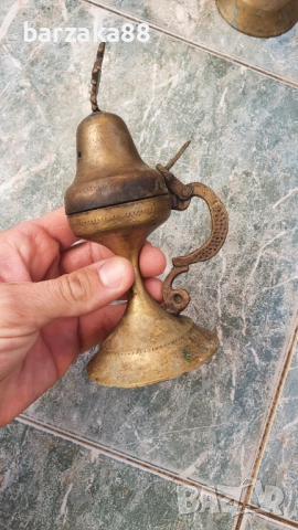 Месингово кандило Кандила 7 броя, снимка 9 - Антикварни и старинни предмети - 52205138