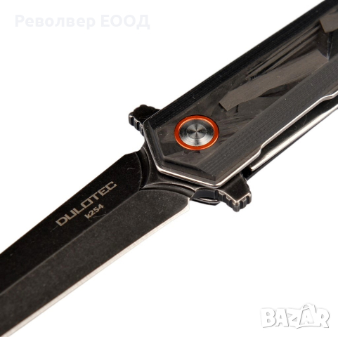 Сгъваем нож Dulotec K254-CF - дръжка от G10 с карбоново покритие и 8Cr неръждаема стомана, снимка 6 - Ножове - 45007434