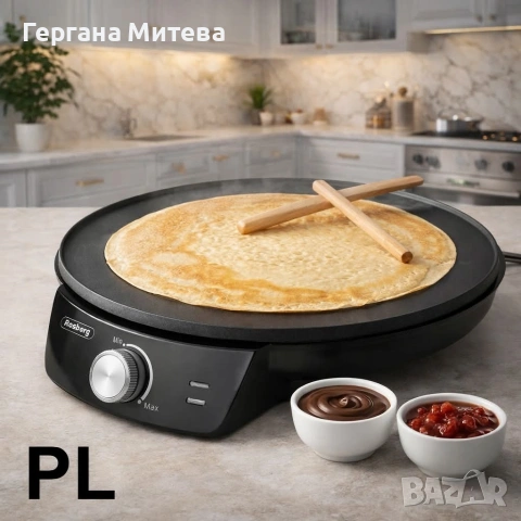 Уред за палачинки, снимка 7 - Гофретници - 53768718