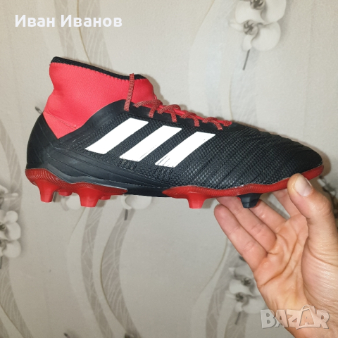 бутонки  Adidas Predator 18.2 Fg M  номер 40 ,5-41, снимка 10 - Футбол - 41316321