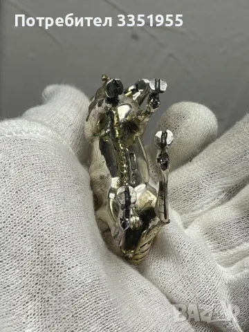 Статуетка на Елен от масивно сребро, снимка 8 - Статуетки - 49878252