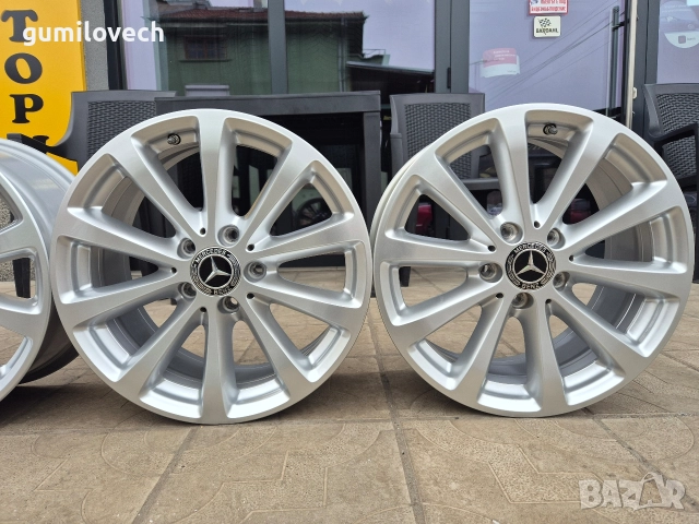 Оригинални Джанти Мерцедес Е-Класа W213-17 цола , снимка 6 - Гуми и джанти - 52873790
