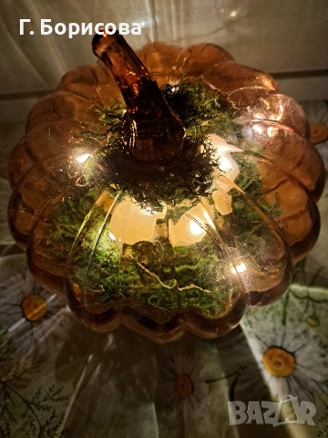 Есенна Арт Лампа, снимка 4 - Настолни лампи - 52926221