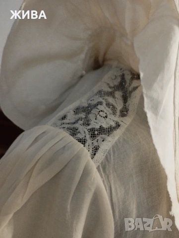 RALPH LAUREN  дамска блуза цвят"слонова кост", снимка 6 - Ризи - 54012588