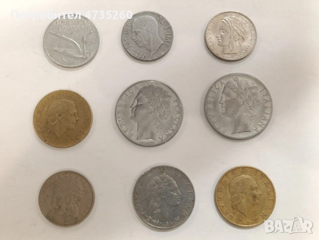 Лот Италиански стари монети 