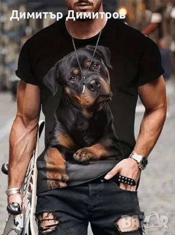 Тениски летни,модерни с двустранен  3 D принт.Размер L 50 - 10 лв,3 за 25лв, снимка 6 - Тениски - 50381383