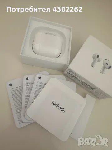 Apple AirPods 4 (2 години гаранция), снимка 3 - Bluetooth слушалки - 47999272