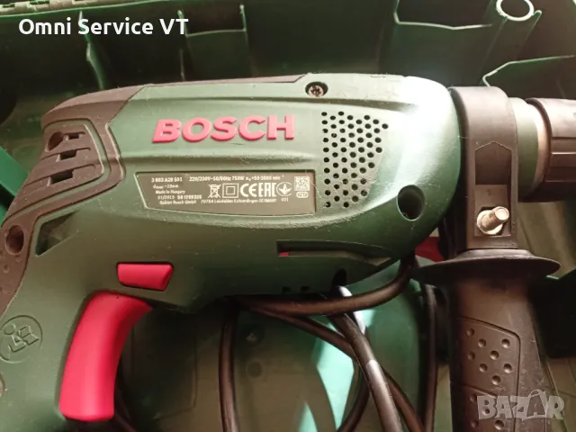 Ударна бормашина Bosch PSB 750 RCE с куфар, снимка 3 - Бормашини - 48958782