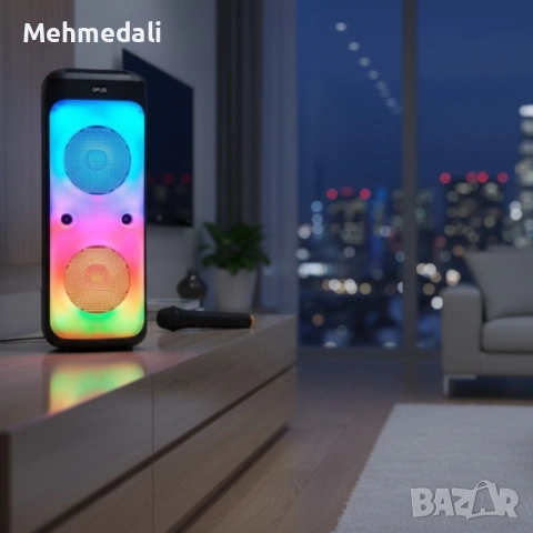 🎤 Караоке тонколона 40W с Bluetooth, микрофон и дистанционно управление