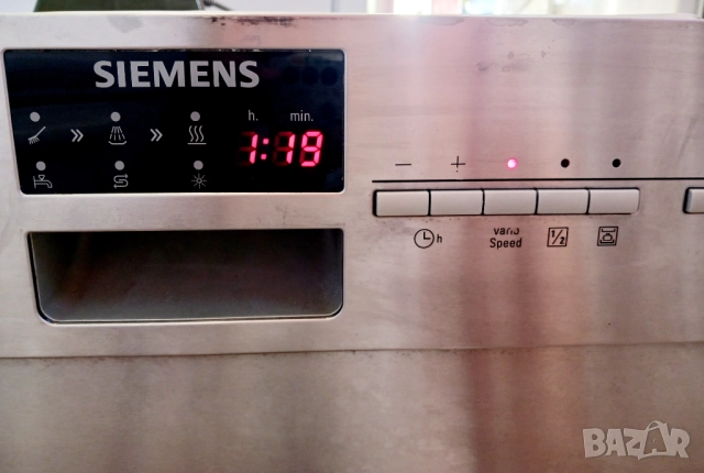 Съдомиялна за вграждане под плот  SIEMENS - 45 см, снимка 5 - Съдомиялни - 51846607