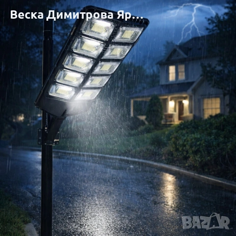 Улична соларна лампа BK-260-10 DRAGON 3000W - мощна и икономична