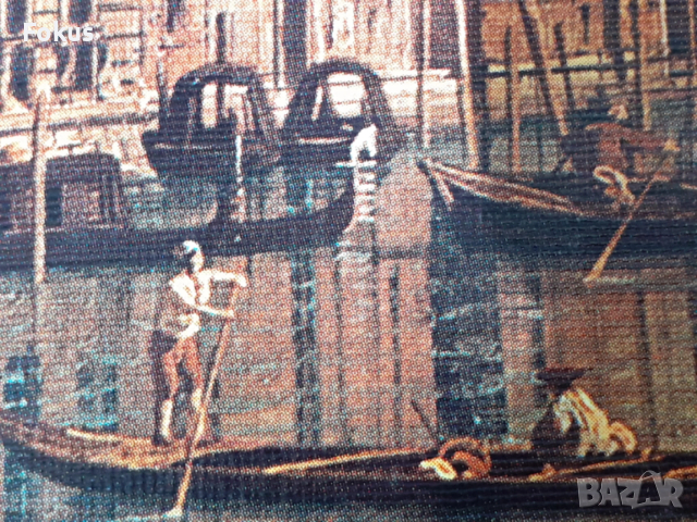 Стар голям плакат постер Венеция Гранд канал, снимка 5 - Антикварни и старинни предмети - 53377894