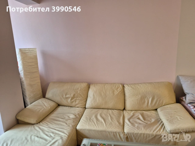 Стилен диван естествена кожа, снимка 5 - Дивани и мека мебел - 53913339