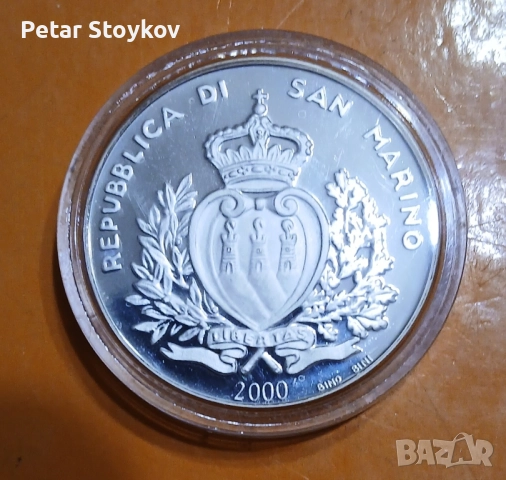 Сребърна монета., снимка 8 - Нумизматика и бонистика - 52416489