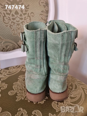 Естествен велур, 40 номер. Кубинки/боти, снимка 13 - Дамски боти - 54099767