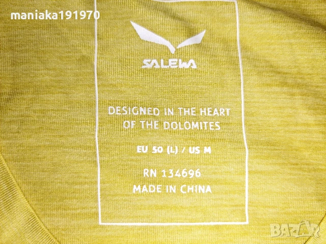 Salewa Puez Melange Dry M S/S Tee (L) мъжка спортна тениска , снимка 10 - Тениски - 51393681