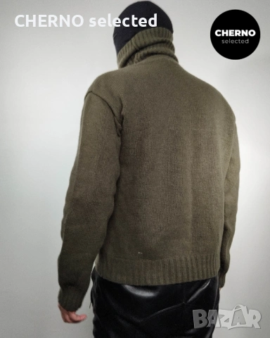 LEVI’S Red Tab мъжки вълнен пуловер с поло яка – размер XL – Отлично състояние, снимка 12 - Пуловери - 53405455