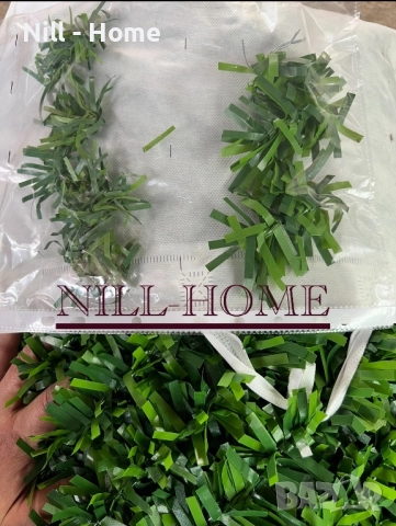 Поцинкована мрежа с декорация (ИЗКУСТВЕНА ТРЕВА) 4 мм. Тел / 40 мм. Око, снимка 17 - Огради и мрежи - 52303130