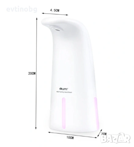 Автоматичен дозатор за сапун с пяна 250мл, снимка 5 - Други - 53863439