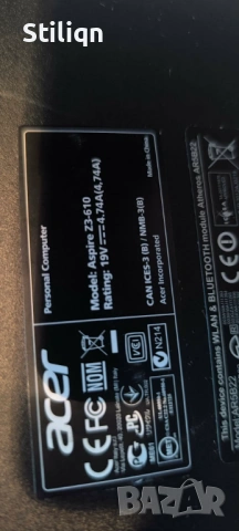 Компютър „всичко в едно“Acer Aspire Z3-610, снимка 10 - Работни компютри - 53929143