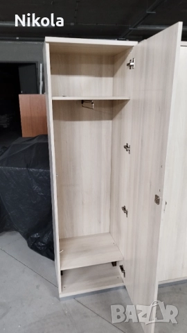 Гардероб за съблекалня с врата и ключалка 56/45/191см, гардероб за дрехи, снимка 2 - Шкафове и рафтове - 51789087