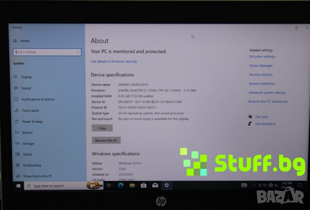HP ProBook 440 G5 i5-8250U, снимка 11 - Лаптопи за работа - 51823959