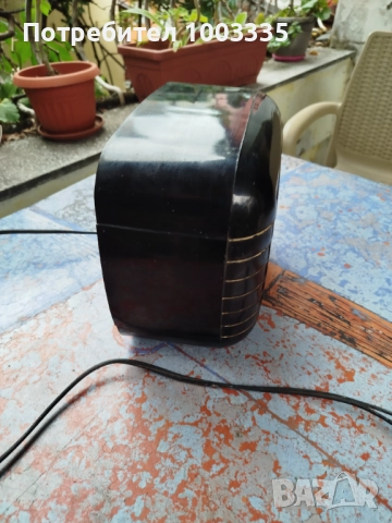 Стара бакелитена радиоточка Ворошилов , снимка 5 - Антикварни и старинни предмети - 51718240