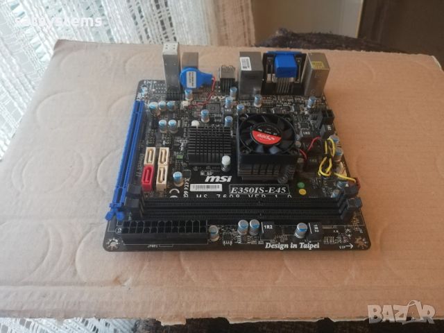 Дънна платка MSI E350IS-E45 (MS-7698 v1.0 ) Socket BGA FT1 , снимка 8 - Дънни платки - 46201566