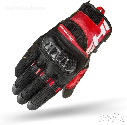 Мото ръкавици SHIMA X-BREEZE RED,карбонови протектори NEW 2025, снимка 1