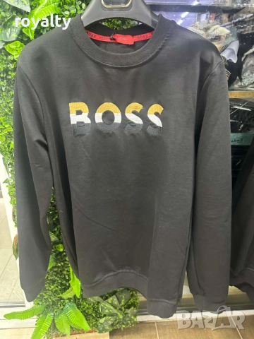 Hugo Boss Мъжка Черна Блуза 
