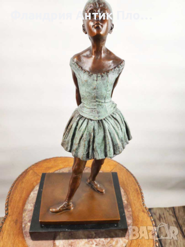 Бронзова пластика "Малката балерина" (Дега), снимка 8 - Статуетки - 44988512