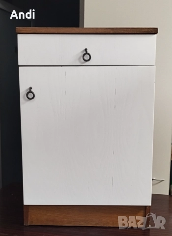 Шкаф с чекмедже врата и рафт  50/36/75см Ретро модел, снимка 15 - Шкафове - 52798250