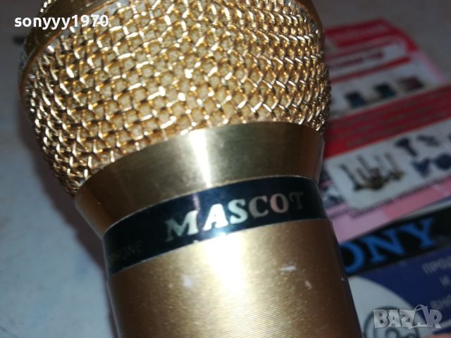 MASCOT UM-1205G GOLD MICROPHONE-GERMANY M1407241817, снимка 4 - Микрофони - 46577995