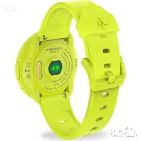 Часовник smartwatch MyKronoz ZeRound 3 Lite, Водоустойчивост IP67, Optical HR, Yellow - 24 месе, снимка 3 - Смарт часовници - 49445239