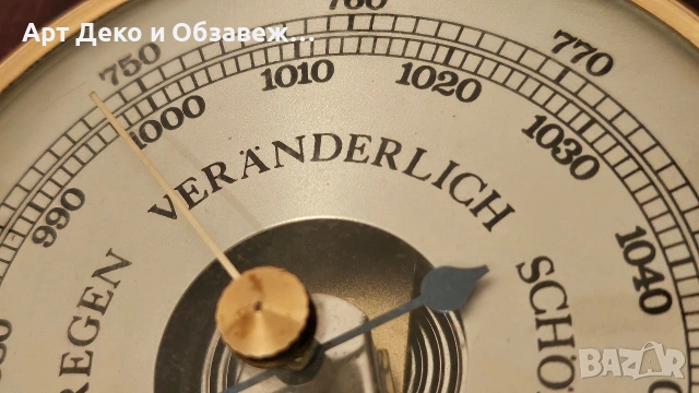 Барометър за кораб, снимка 2 - Антикварни и старинни предмети - 53488653