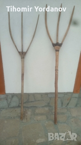 Дървени вили за сено., снимка 2 - Антикварни и старинни предмети - 51717871