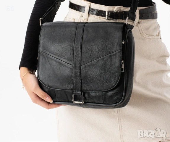 Дамска чанта естествена кожа