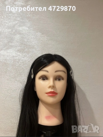 Комплект глава за фризьорски манекен, снимка 3 - Продукти за коса - 53380244