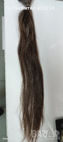 Естествена коса отрязана от човек, снимка 3 - Аксесоари за коса - 53202224