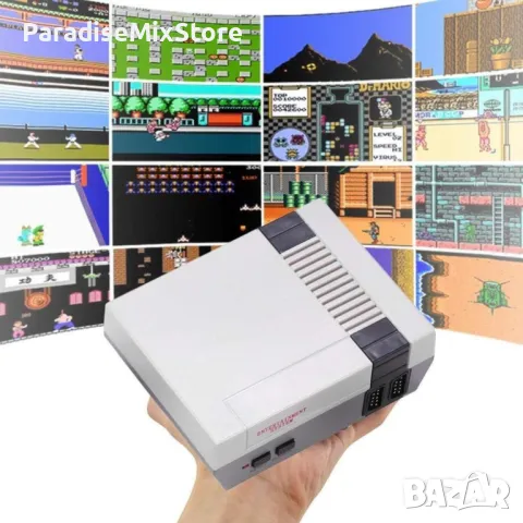 MINI NES Classic гейм конзола Вградени игри: 620 класически игри; Вход: AC 220V; Изход: DC 6V-150mA;, снимка 2 - Други игри и конзоли - 47400257