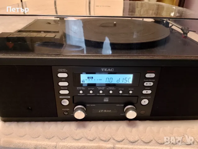 Продавам TEAC LP-R500E-B CD Recorder System, снимка 3 - Аудиосистеми - 46317340