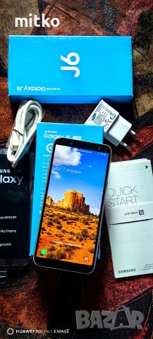 SAMSUNG GALAXY J6 DUOS GOLD-Перфектно състояние.Пълен комплект , снимка 5 - Samsung - 53022946
