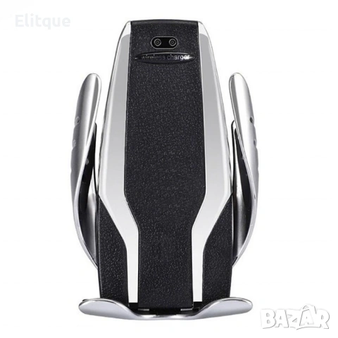 Поставка за телефон с вградено безжично зарядно за кола – Smart Sensor S6 ⚡, снимка 4 - Други стоки за дома - 53252501