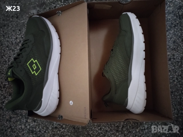 Мъжки спортни маратонки LOTTO – зелени, размер 44 EU , снимка 6 - Маратонки - 53292163