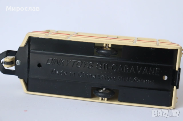 DINKY TOYS 811 CARAVANE КАРАВАНА КЕМПЕР МОДЕЛ КОЛИЧКА, снимка 7 - Колекции - 53125145