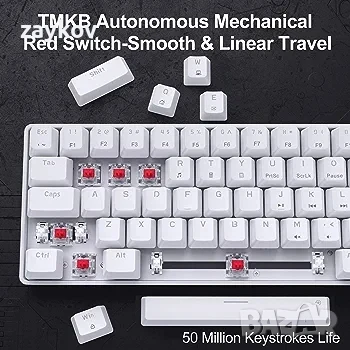 Геймърска клавиатура Dierya DK68se, 60% механична клавиатура, снимка 5 - Клавиатури и мишки - 50630298