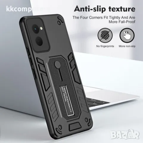 Motorola Moto G Power (2024) Variety Brave Armor Finger Loop Holder Удароустойчив Калъф и Протектор, снимка 4 - Калъфи, кейсове - 49988976