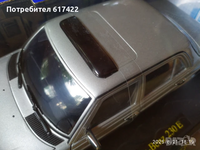 1:18 Метален модел на Mercedes Benz 230 E W123 Revell, снимка 5 - Колекции - 50749502