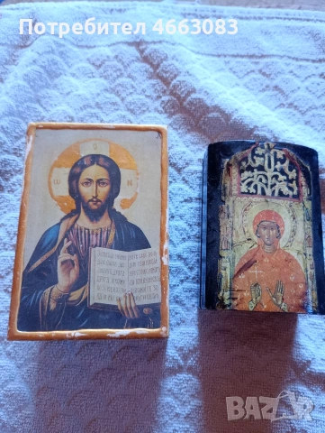 Лот дървени кутии с нарисувани икони!