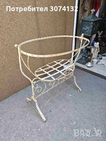 Ретро стойка за цветя, снимка 2 - Декорация за дома - 52159519